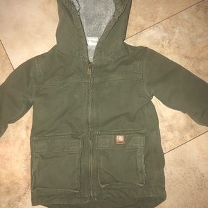 ✨Boys fur-lined Carhartt Jacket✨
